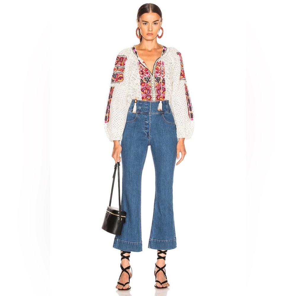 Ulla Johnson Mid Wash Ellis Jean. Size 0 - Picture 3 of 15